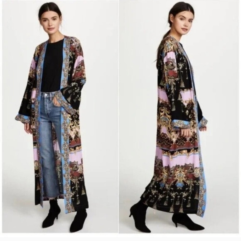 Free People Intimately Let’s Dance Printed Maxi Kimono Duster - Picture 4 of 14